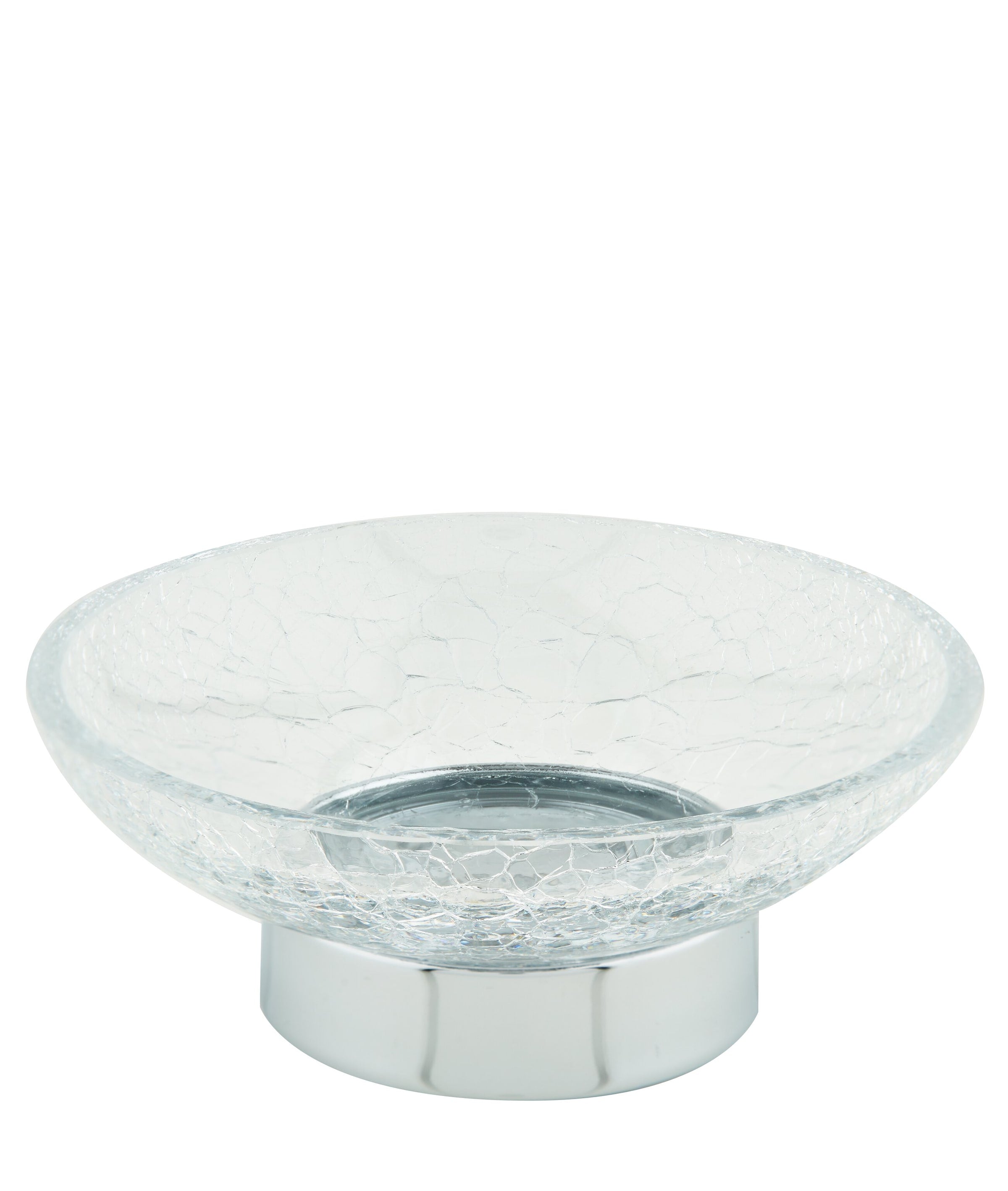 ZODIAC cracked crystal soap dish (British brand)
