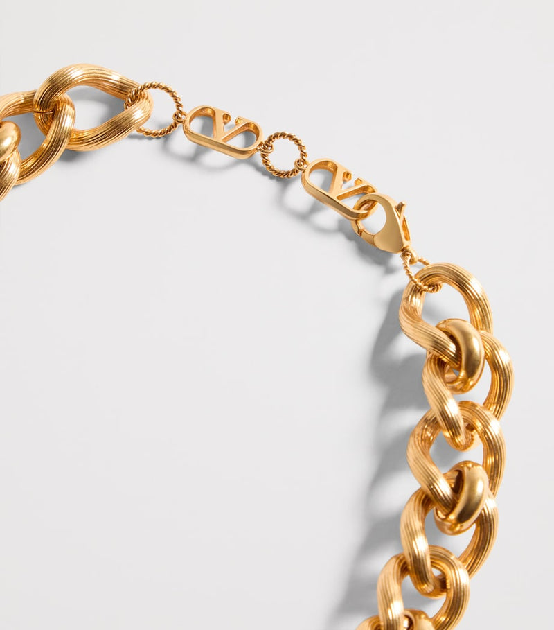 Valentino Garavani Crystal Coeur Royal necklace 45cm, UK version