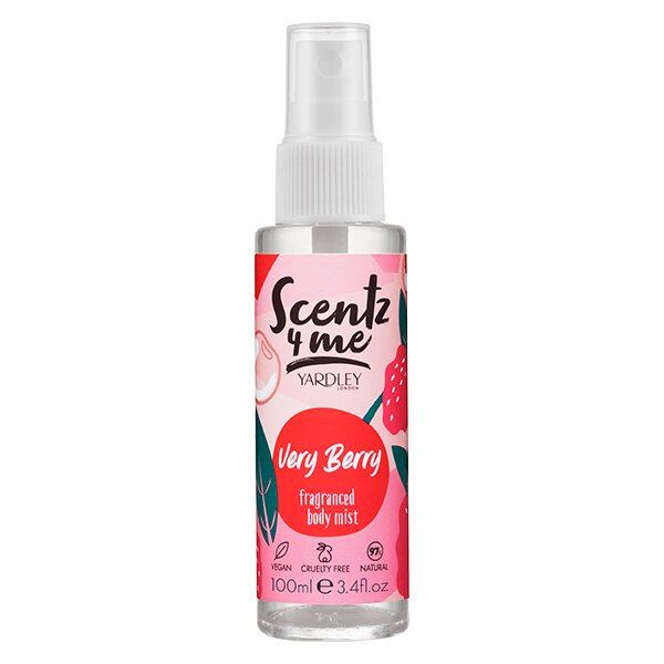 Scentz4me Yardley Fragranced Body Mist Very Berry Mist 100Ml