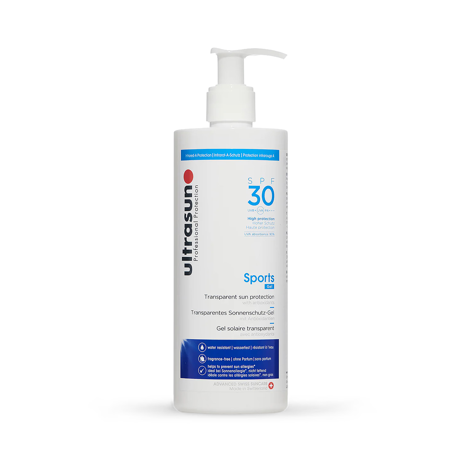 Ultrasun sports gel SPF 30 400ml - British product