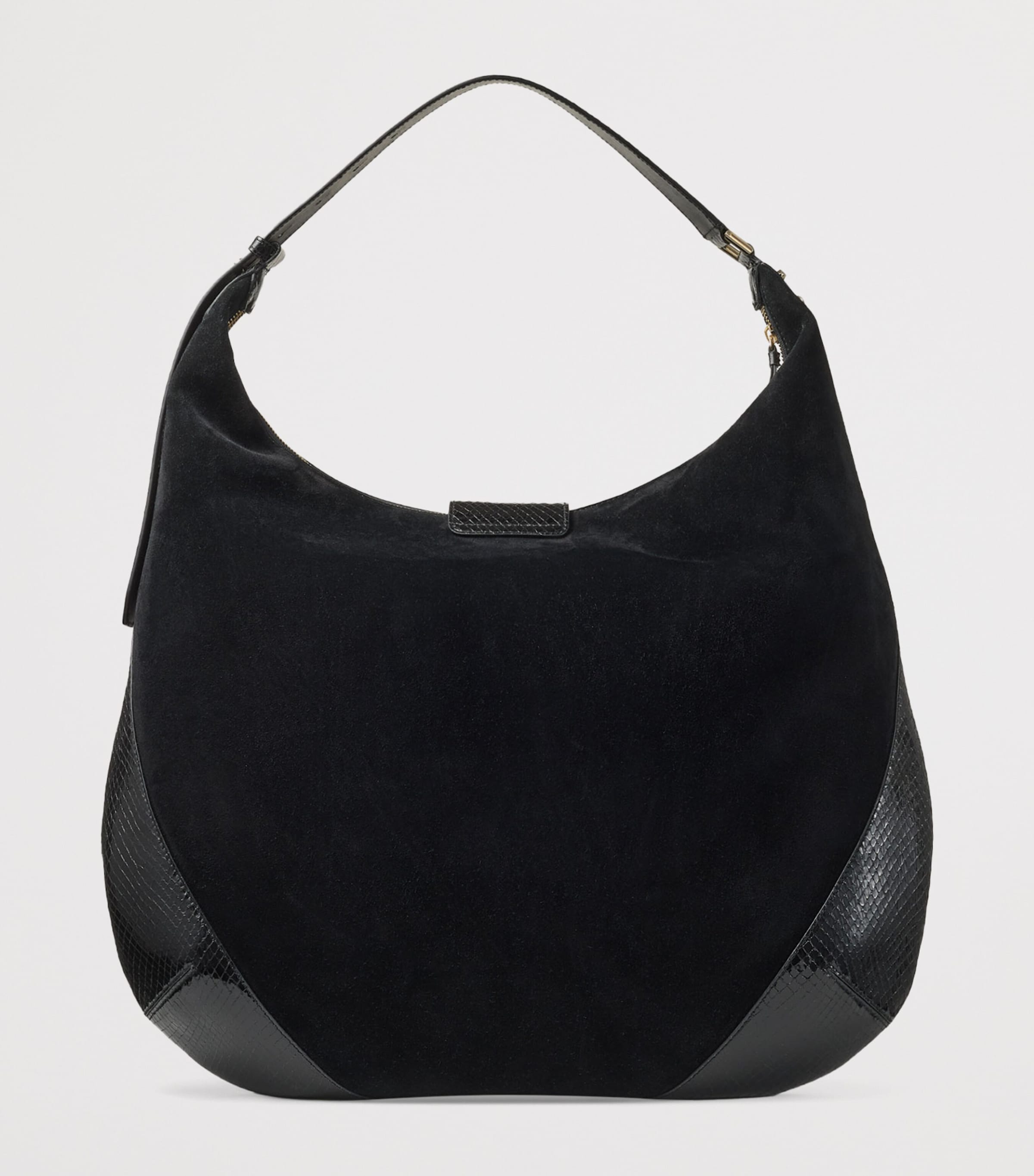 Jimmy Choo Bar large suede shoulder bag, UK version