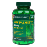 Holland & Barrett Saw Palmetto Capsules 450mg 200 Capsules GOODS Holland&Barrett   