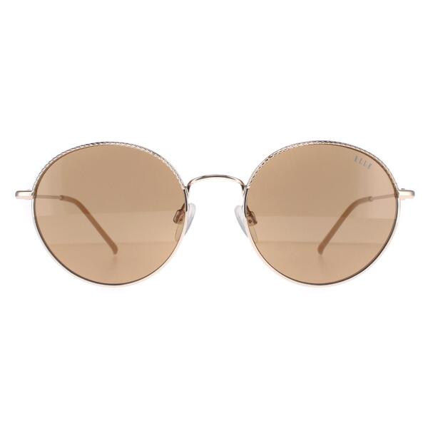 Elle gold round women sunglasses 14908, UK version