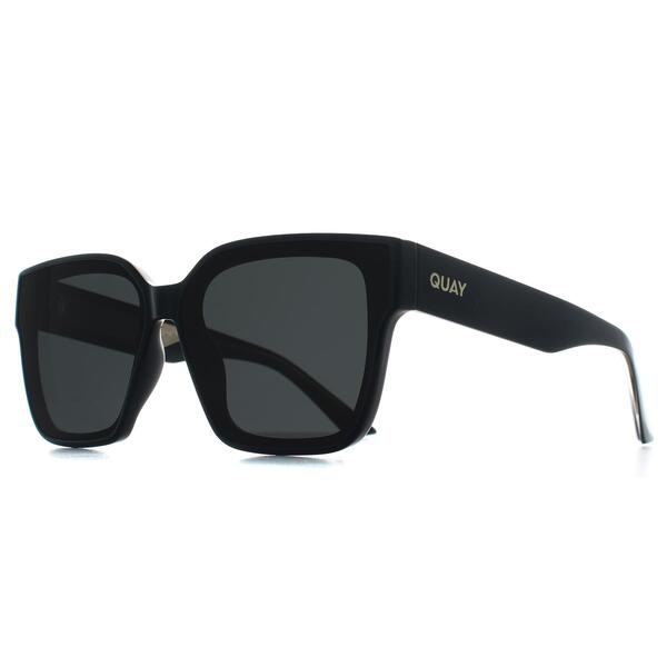 Quay Drive In black polarized women sunglasses, imported from the UK