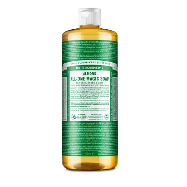 Dr Bronner almond magic soap 945ml - British product