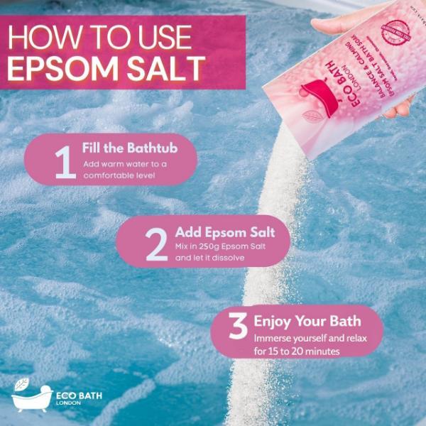 Eco Bath Balance & Calming bath soak 1kg, imported from the UK