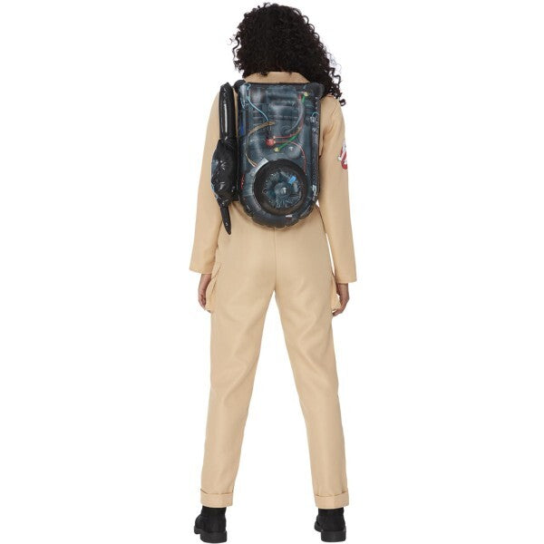 Smiffys Ghostbusters ladies costume jumpsuit inflatable backpack - British product