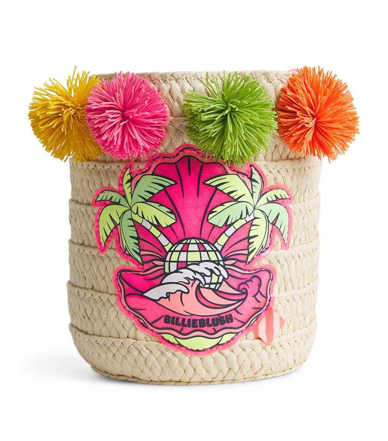 Billieblush woven palm tree cross-body bag - British product