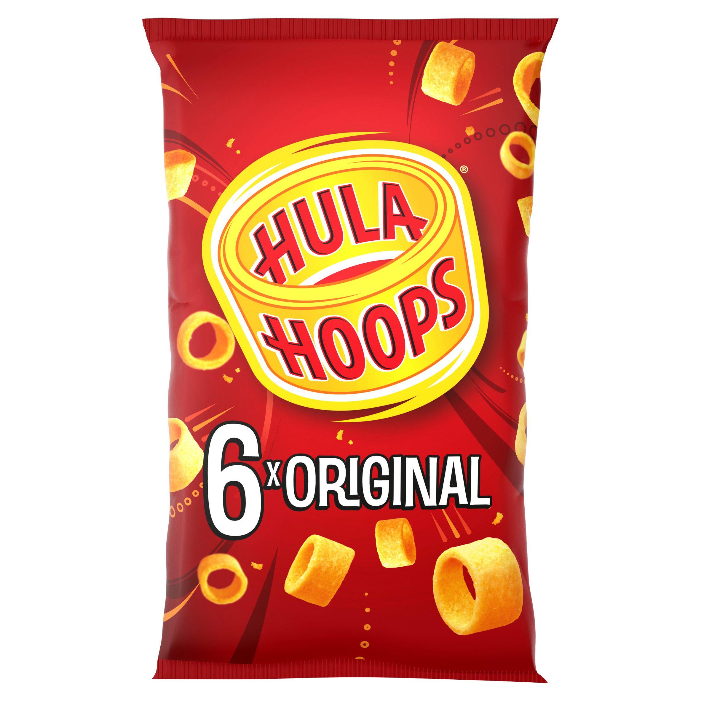 Hula Hoops Original Potato Ring Crisps 6x24g 4-9 packs Sainsburys   