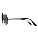 Ray-Ban Aviator 3025 black polarised sunglasses, imported from the UK