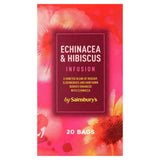 Sainsbury's Echinacea & Hibiscus Infusion Tea Bags x20 40g GOODS Sainsburys   