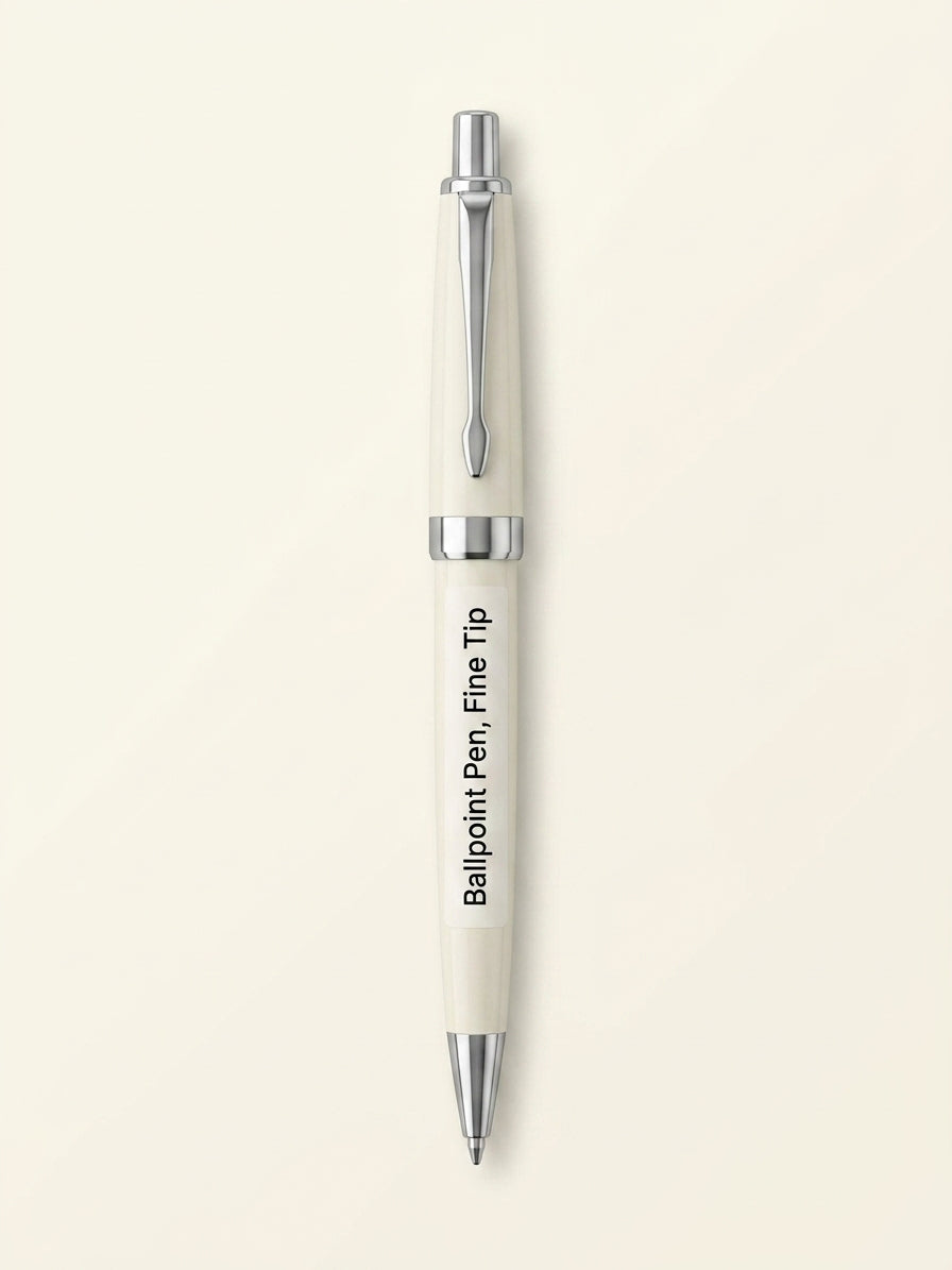 Cartier R de Cartier ballpoint pen with palladium plating, UK version