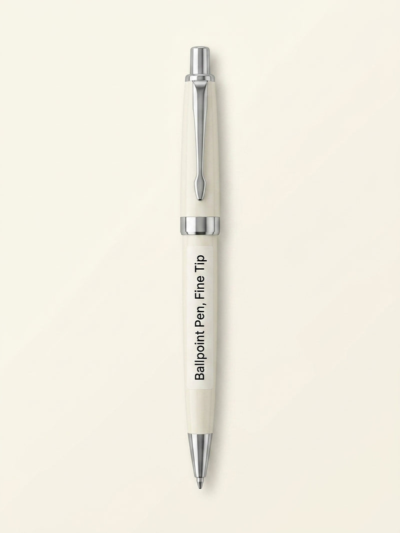 Cartier R de Cartier ballpoint pen with palladium plating, UK version