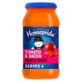 Homepride Tomato & Bacon Pasta Bake Sauce 485g Italian Sainsburys   