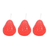 Something Different strawberry candles pack of 3 - British product
