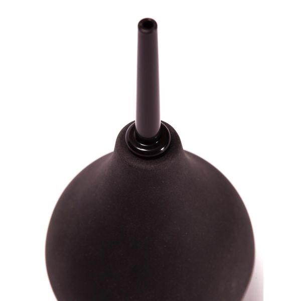 Ann Summers black silicone anal douche, imported from the UK