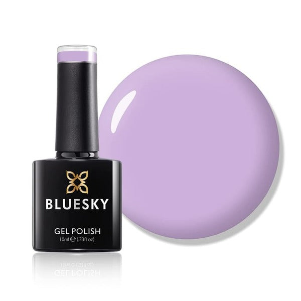 Bluesky Gel Polish Lia pastel purple shade for daily wear - British product