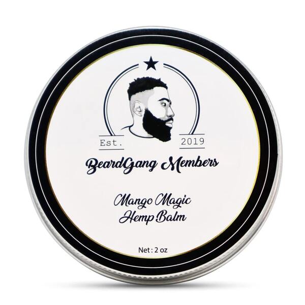 BeardGang Members mango magic hemp beard balm 100ml - British product