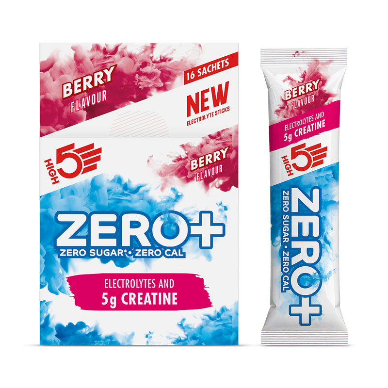 High5 Zero+ Creatine Berry sachets 16 pack, UK version