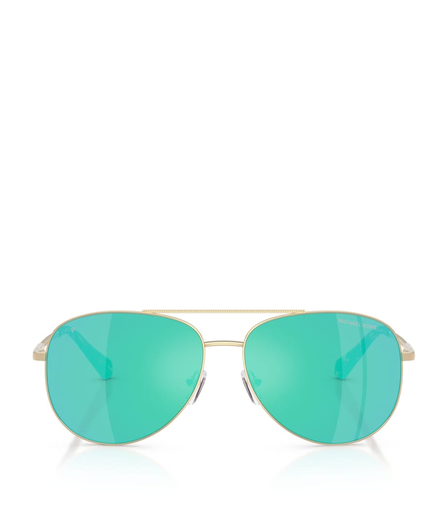 Michael Kors Perledo Piloten-Sonnenbrille (britische Marke)
