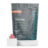 Known Nutrition creatine gummies peach flavour pouch, imported from the UK