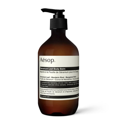 Harrods AESOP Geranium Leaf Body Balm (500ml)- Buy online at McGrocer