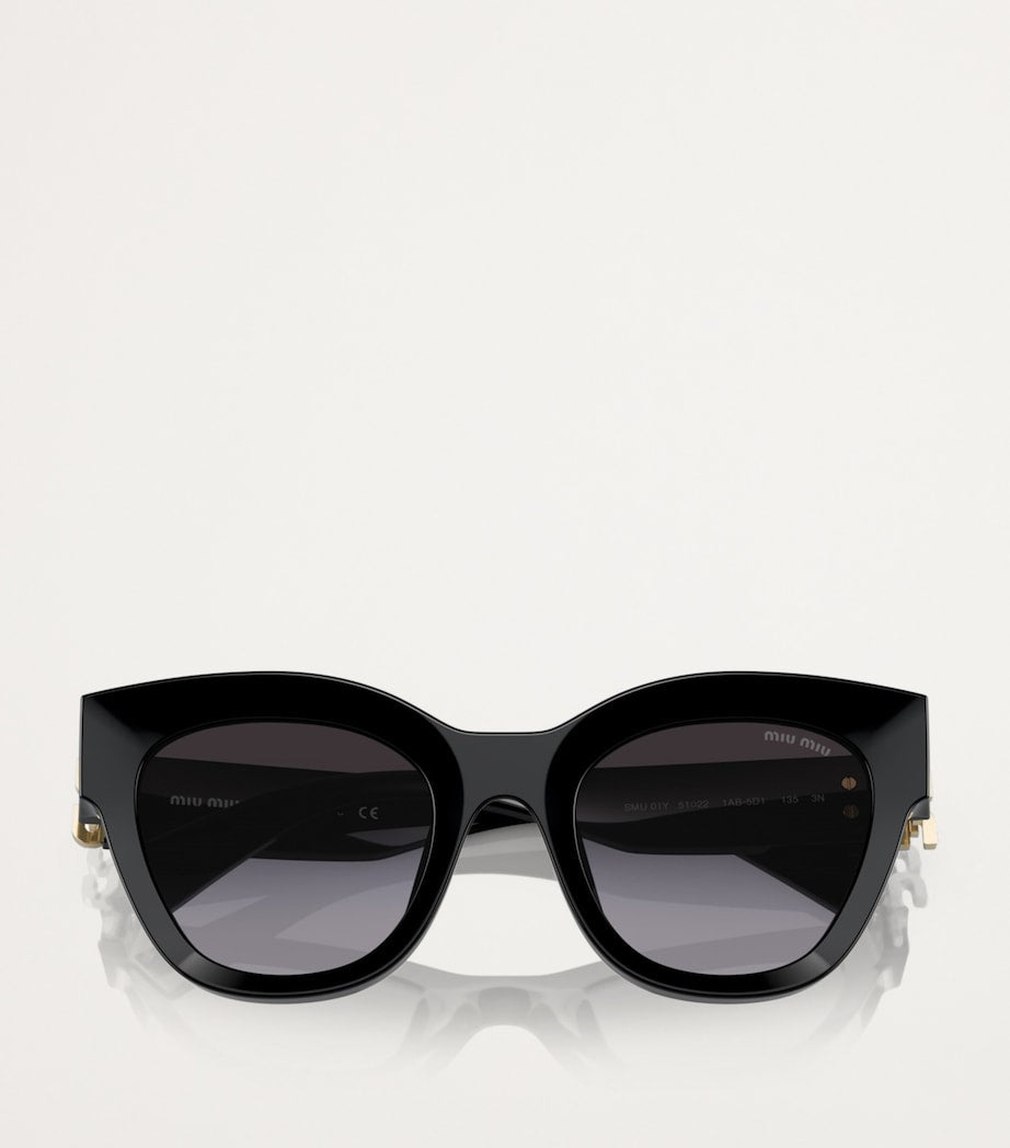 Miu Miu oversized acetate sunglasses (British brand)