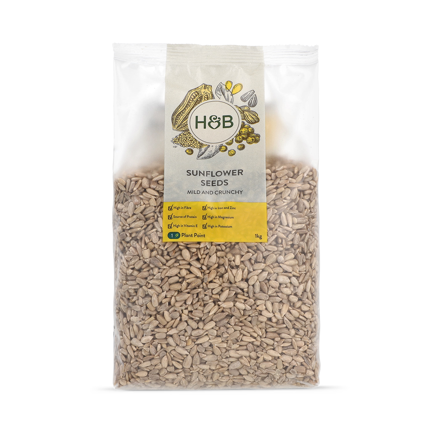 Holland & Barrett sunflower seeds 1kg, UK version