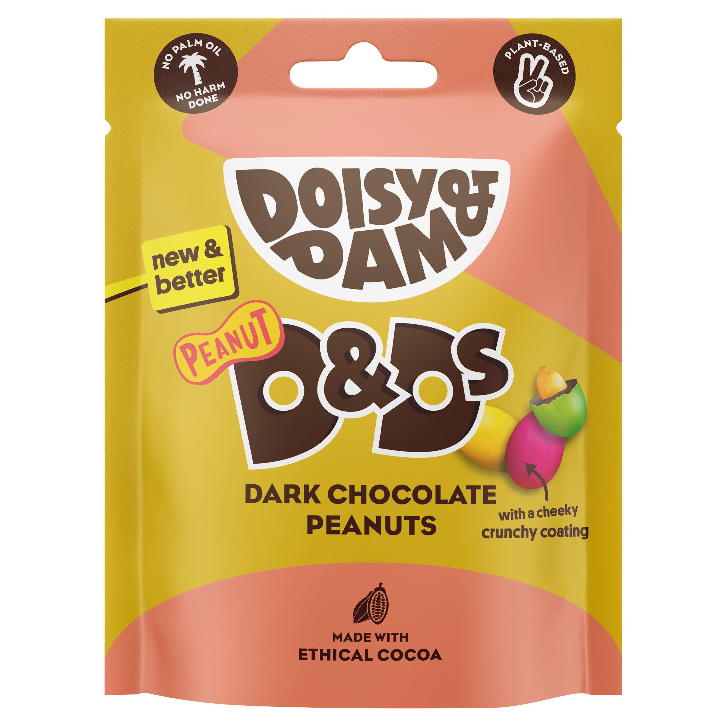 Doisy & Dam Dark Chocolate Peanuts 80g GOODS Sainsburys   