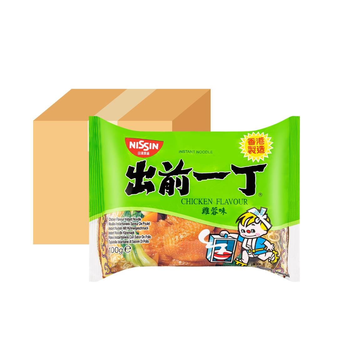 Nissin chicken flavour instant noodles case of 30, UK version