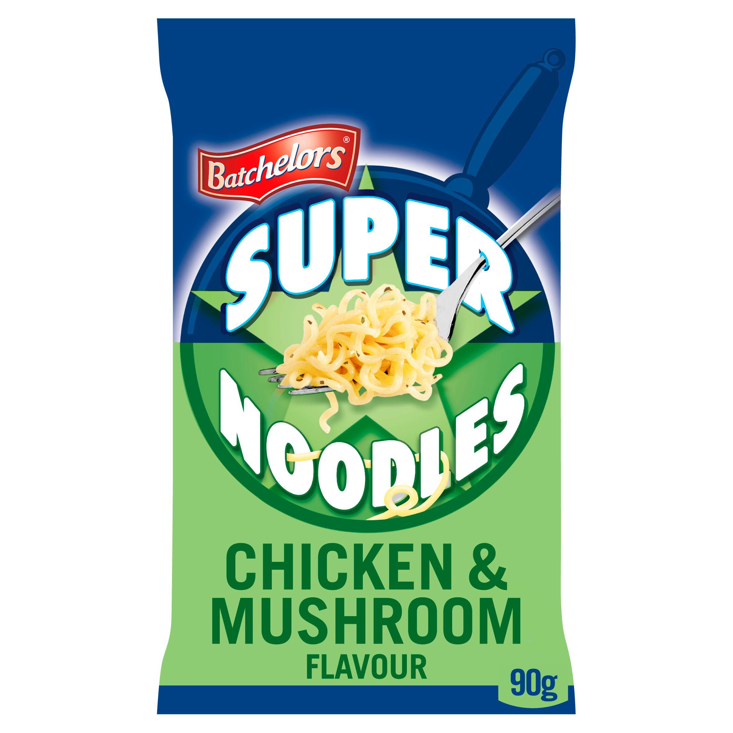 Batchelors Super Noodles, Chicken & Mushroom  90g Instant snack & meals Sainsburys   