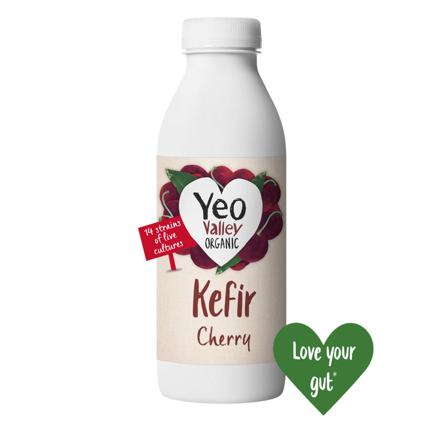 Yeo Valley Organic Kefir Cherry GOODS ASDA   