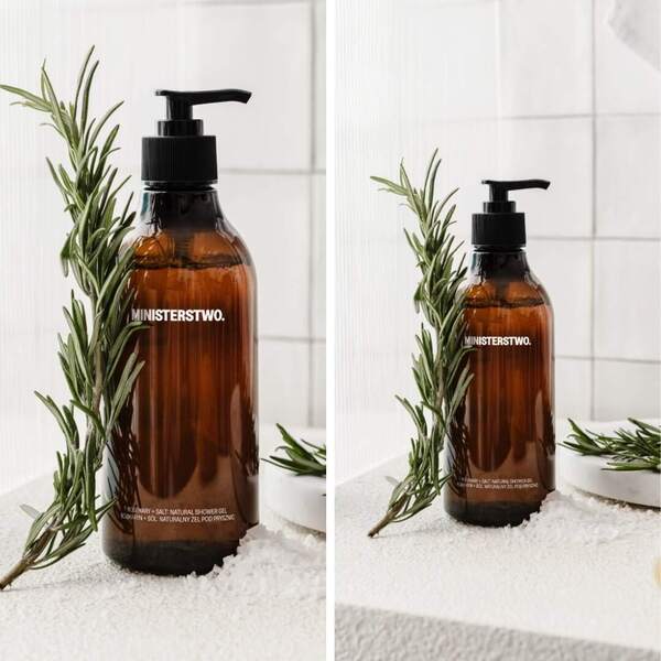 Ministerstwo Rosemary Salt shower gel 400ml, imported from the UK