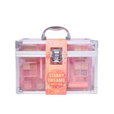 Q-KI Starry Dreams Vanity Case makeup set in aluminium case, UK version