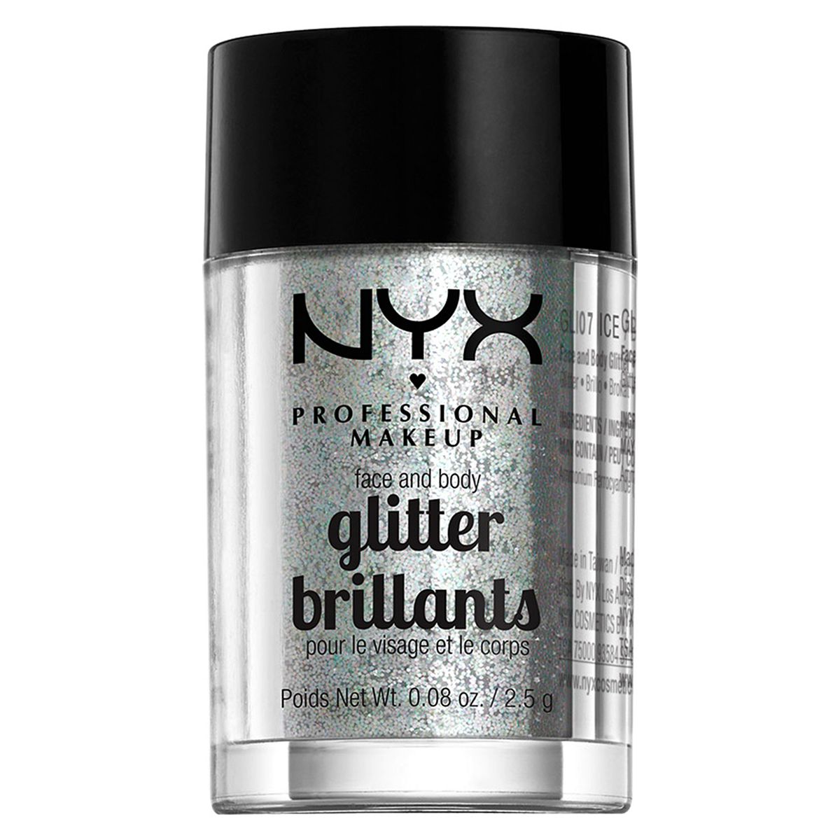 NYX Professional Makeup Face and Body Glitter Make Up & Beauty Accessories Boots   