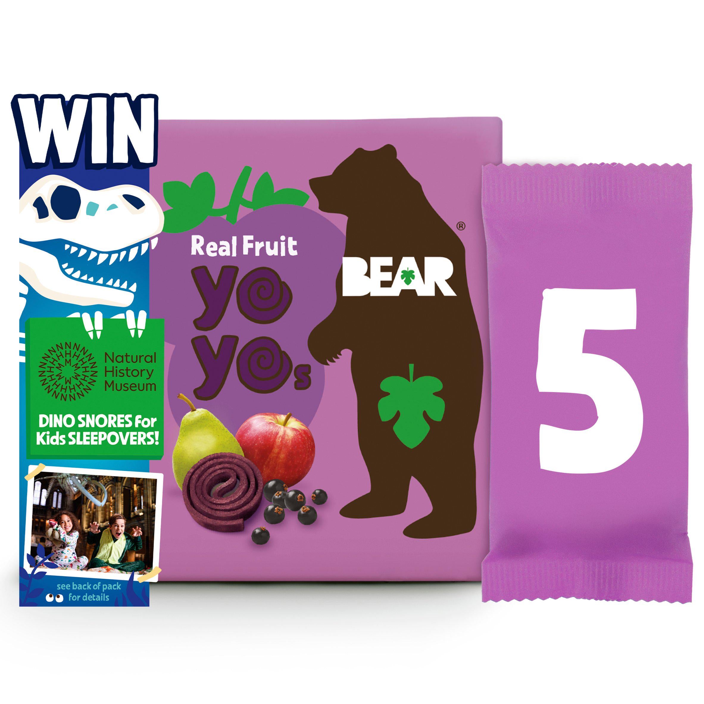 BEAR Fruit Yoyos Blackcurrant Multipack x5 20g GOODS Sainsburys   