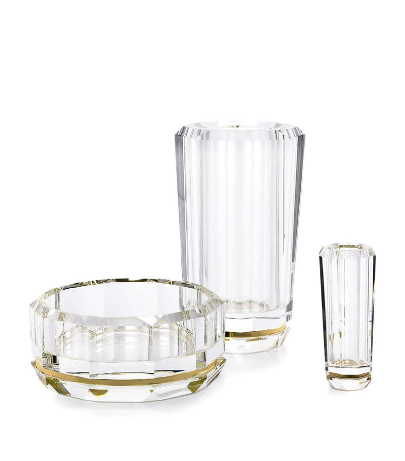 Ralph Lauren Home crystal Leigh centrepiece bowl 23cm, imported from the UK