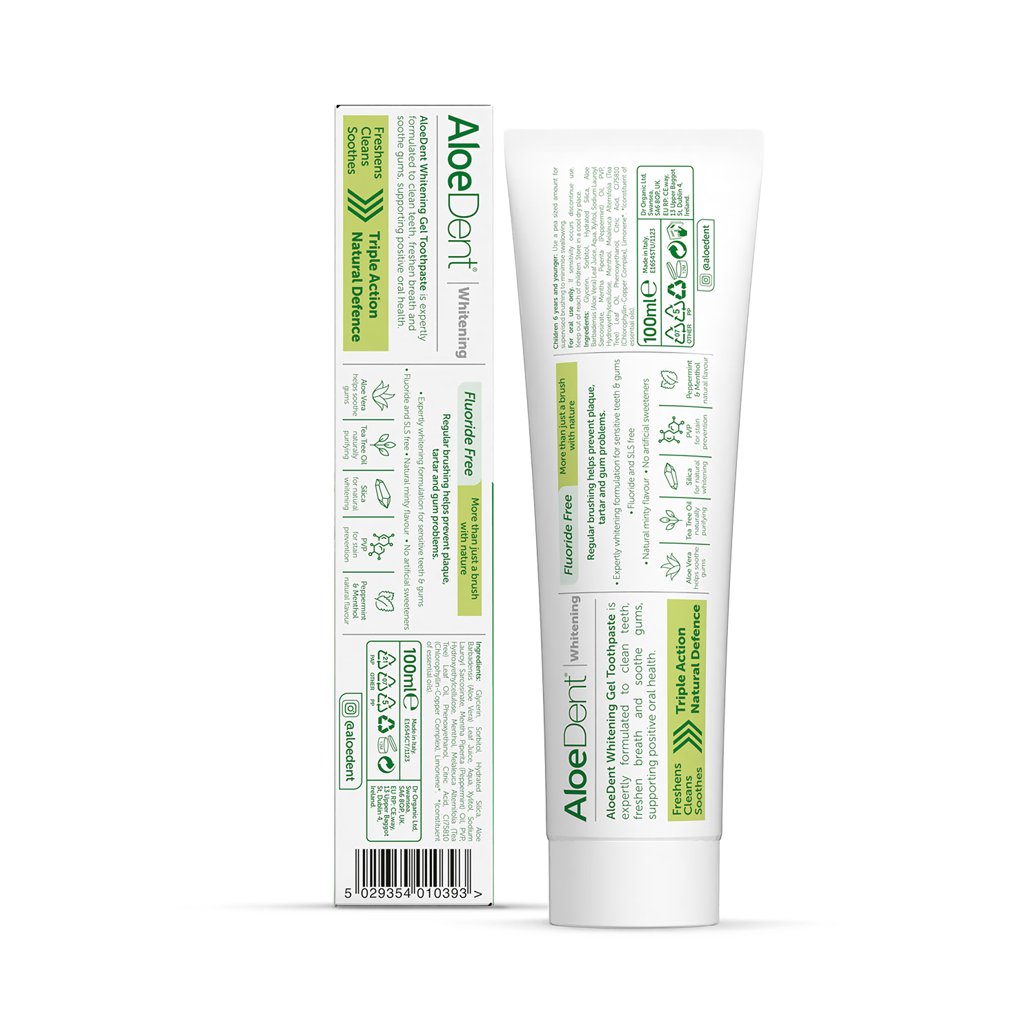 Aloe Dent Whitening Toothpaste Mint 100ml - British product