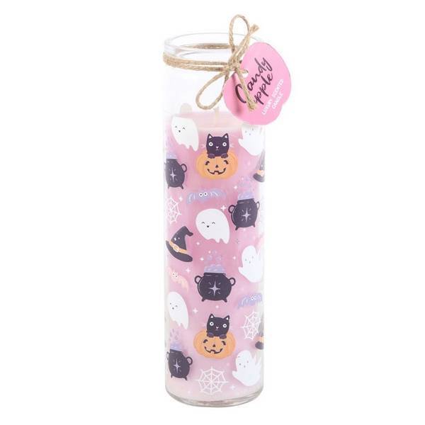 Something Different Pastel Candy Apple Halloween candle 21cm, UK version