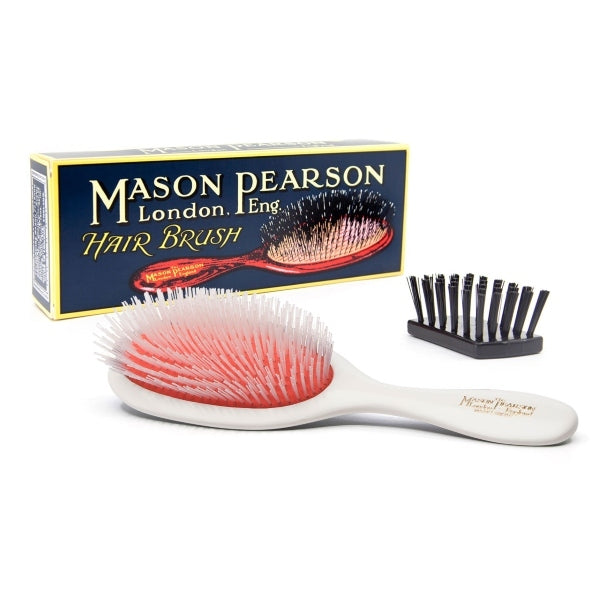 Mason Pearson Handy Nylon Hairbrush White, UK version