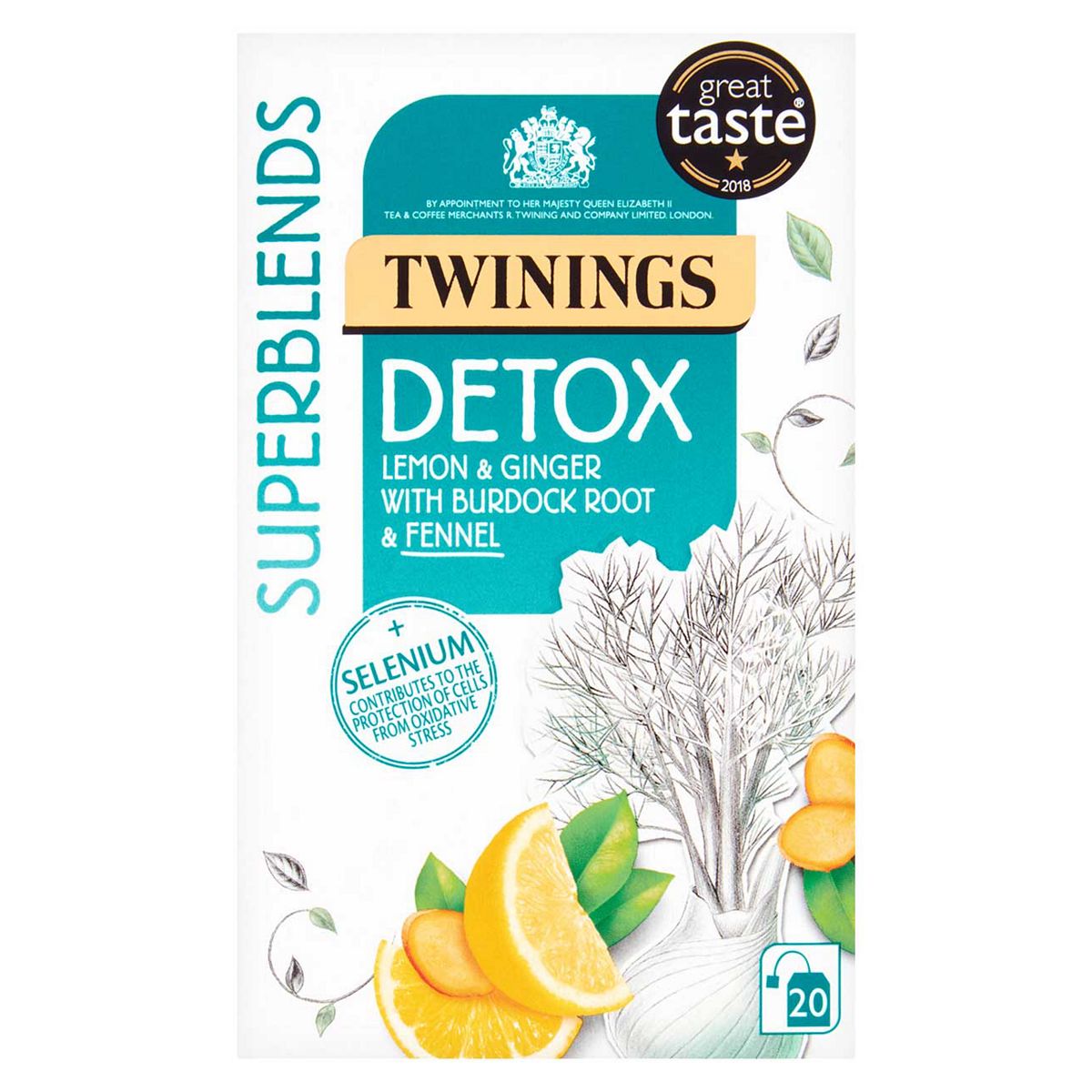 Twinings Superblends Detox Tea Bags - 20 Tea Bags GOODS Boots   