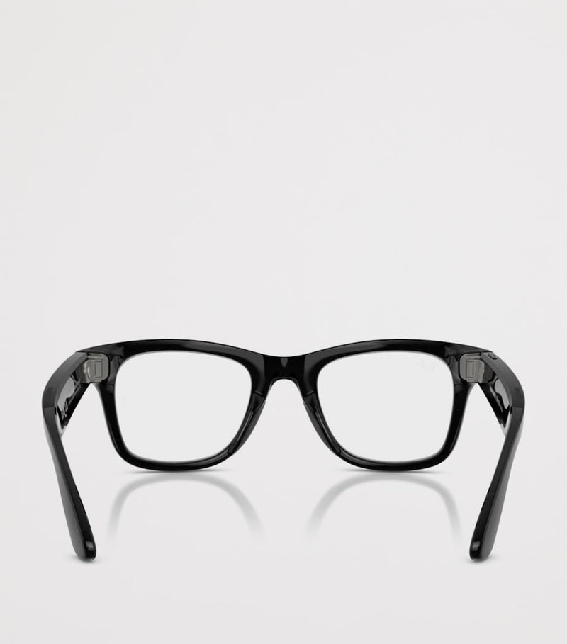 Ray-Ban Meta Wayfarer AI sunglasses with transition lenses, imported from the UK