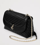 Jimmy Choo Curve cross-body bag quilted leather, imported from the UK