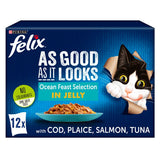 Felix As Good As It Looks Cat Food Ocean Feasts Cat Food & Accessories ASDA   