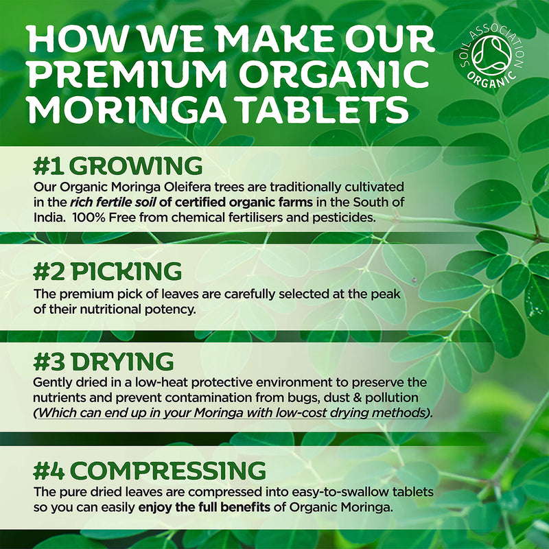 Inner Vitality organic moringa tablets 180 count - British product
