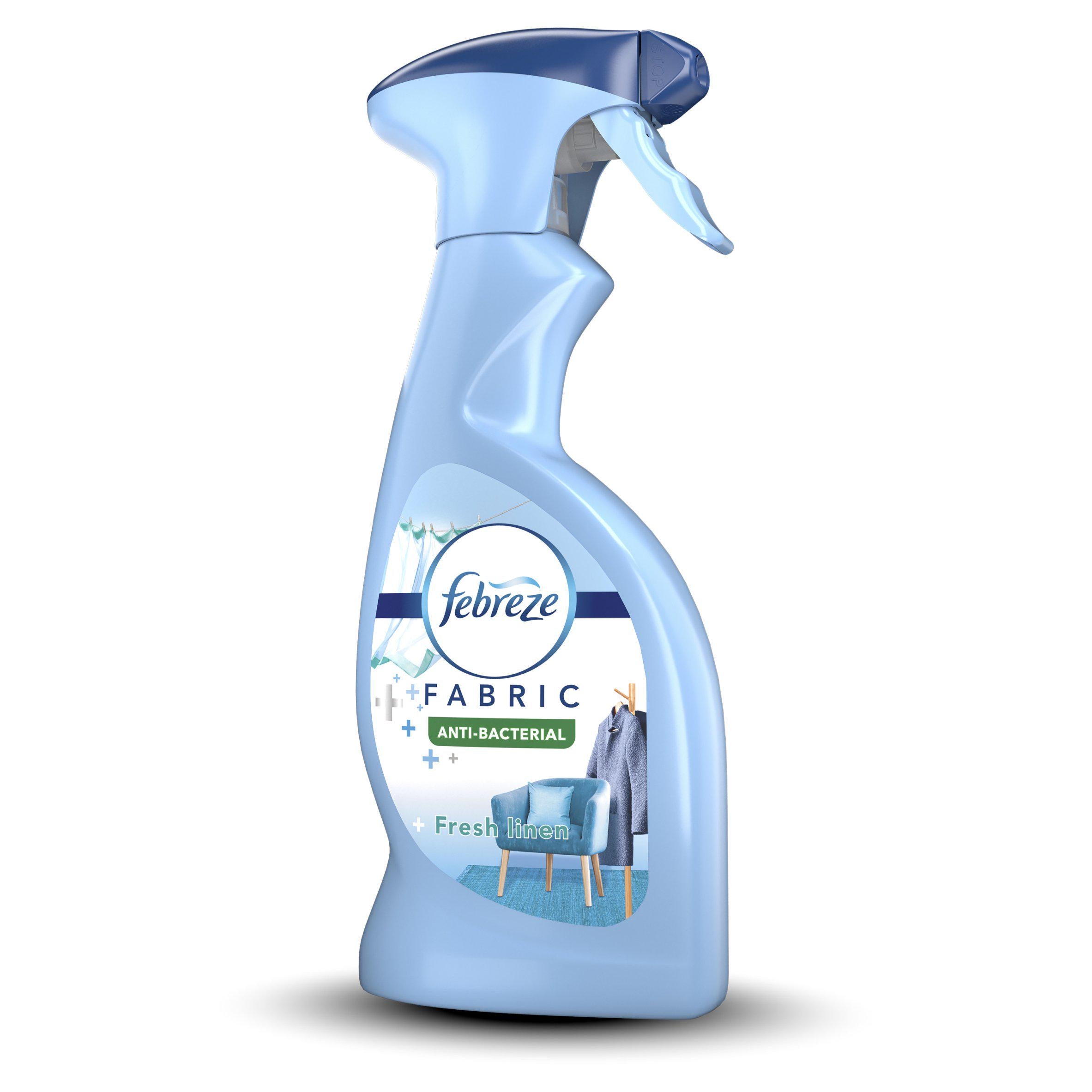 Febreze Antibacterial Fresh Linen Fabric Freshener 375ml GOODS Sainsburys   