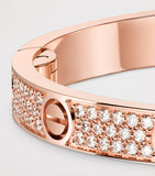 Cartier LOVE bracelet rose gold diamond medium - British product
