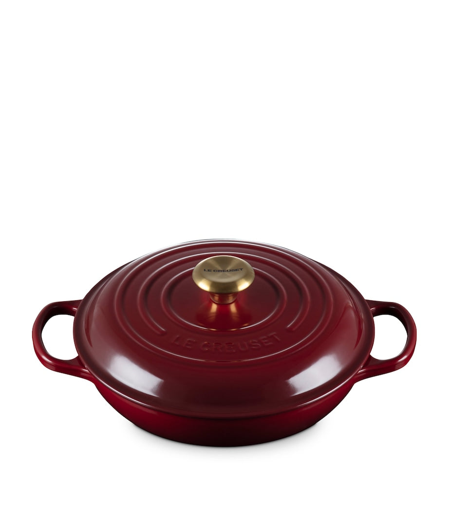 Le Creuset cast iron shallow casserole dish 26cm, UK version
