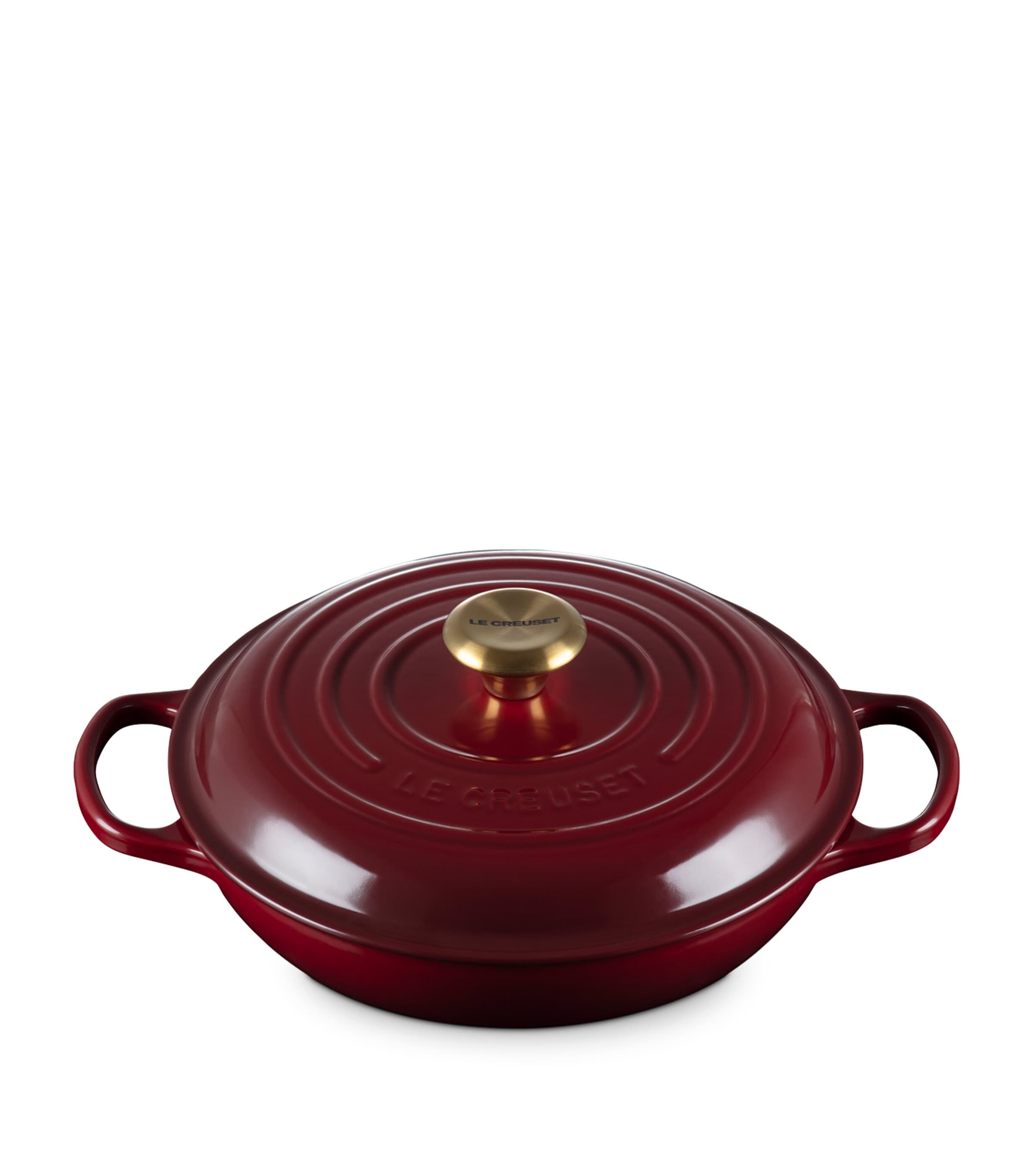 Le Creuset cast iron shallow casserole dish 26cm, UK version