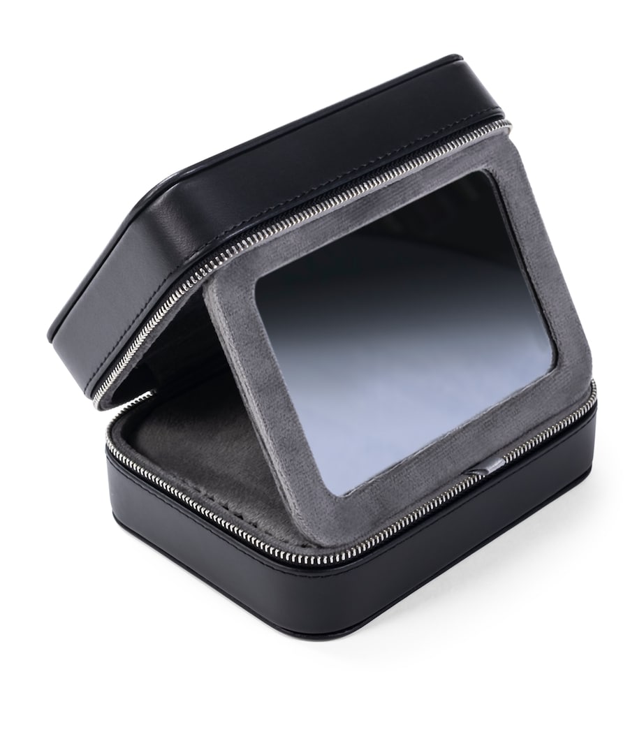 Buben & Zorweg leather Roma jewellery case 6.5cm x 16cm x 12cm - British product